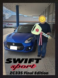 ご納車おめでとうございます！！【スイフトスポーツ】